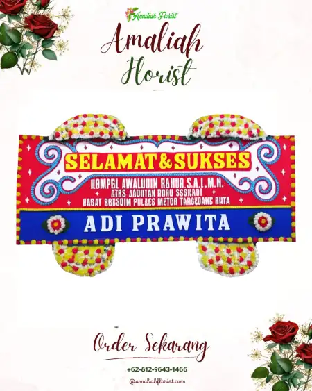 Papan Bunga Ucapan Selamat Kabayan